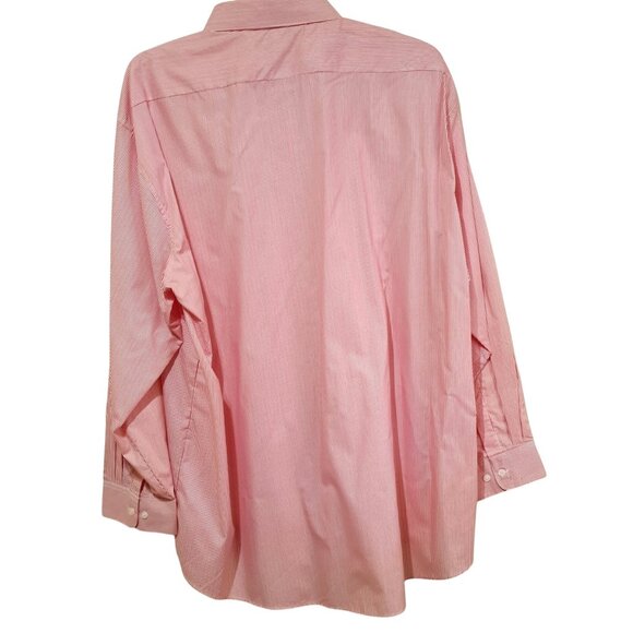 Delta Sigma Theta Embroidered Striped Button-Up Shirt Red White Long Sleeve Size - Picture 4 of 5